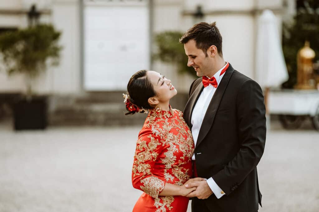 interkulturelle Hochzeit auf Schloß Gartrop in Hünxe