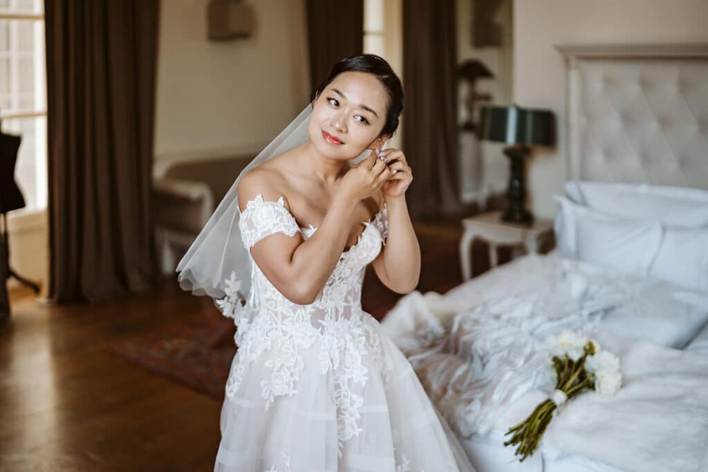 Getting Ready deutsch chinesische Hochzeit auf Schloss Gartrop, Hünxe